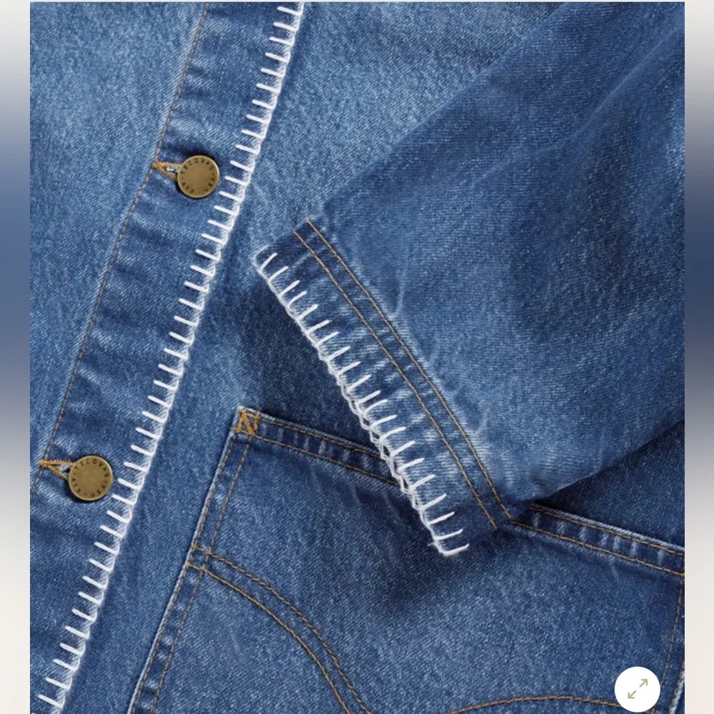 Tecovas • NWOT Women's Denim Chore Jacket • Size Small - Picture 8 of 15